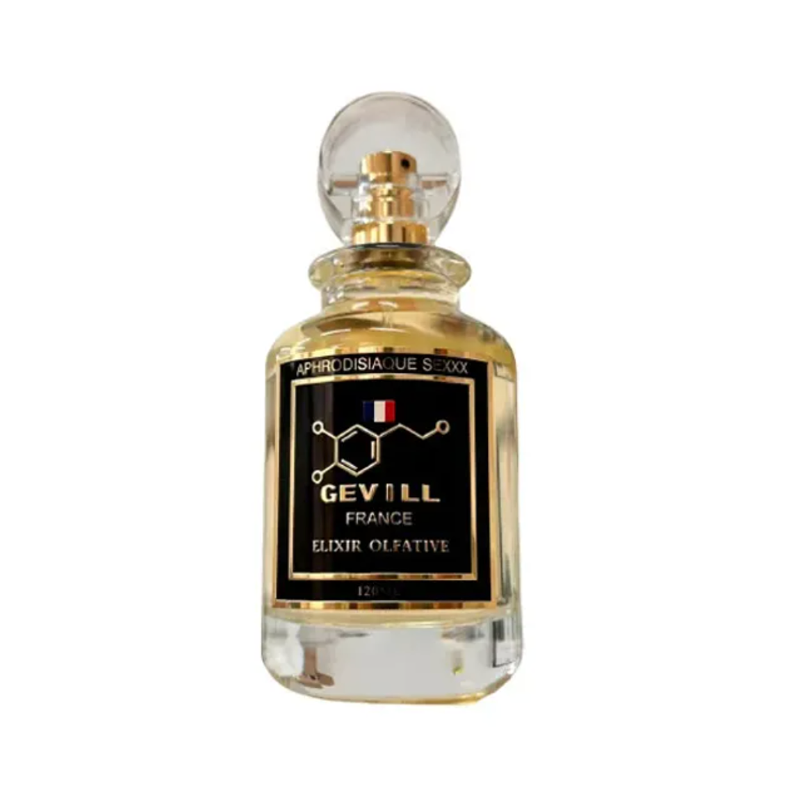 Gevill France Aphorodisiaque Sexxx 100ml Elixir de Parfum Unisex - Noir Perfumeria