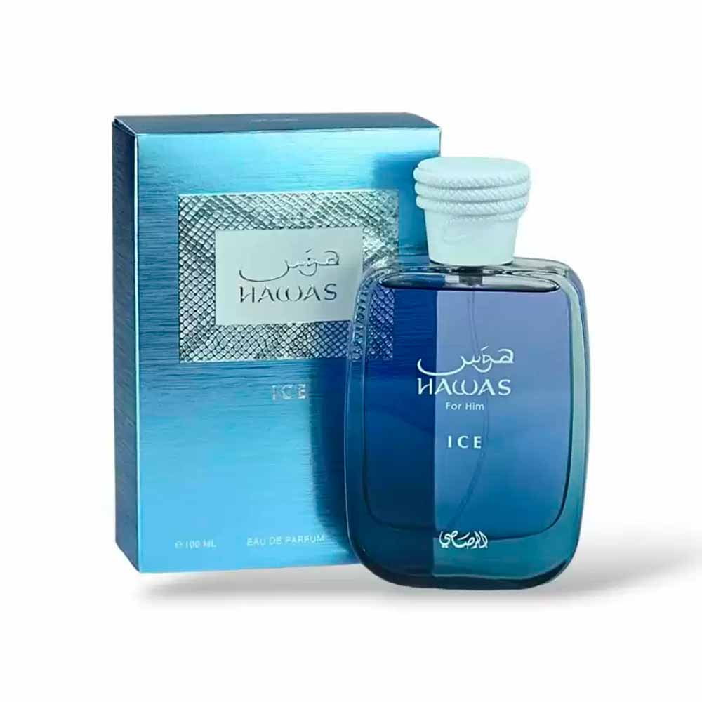 Hawas Ice Rasasi 100ml EDP Hombre - Noir Perfumeria