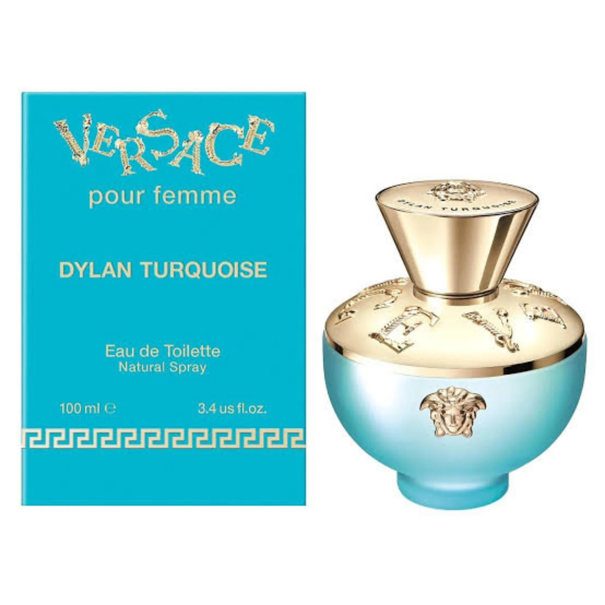 Versace Dylan Turquoise 100ml EDT Mujer - Noir Perfumeria