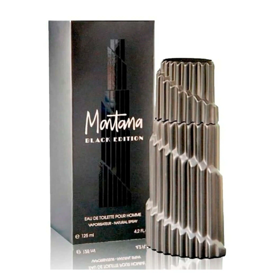 Montana Black Edition 125ml EDT Hombre - Noir Perfumeria